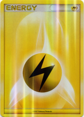 Lightning Energy Unnumbered Sheen Holo Promo - 2007 Pokemon League